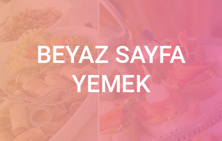 Beyaz Sayfa Yemek